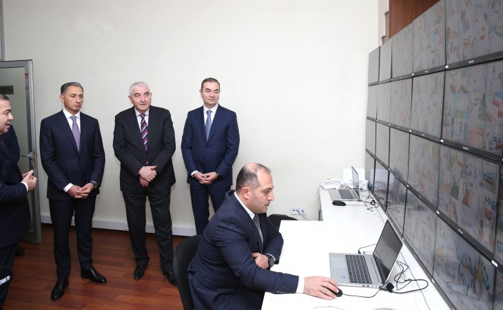 Prezident seçkiləri ilə əlaqədar veb-kameralara texniki nəzarət mərkəzinə baxış keçirilib