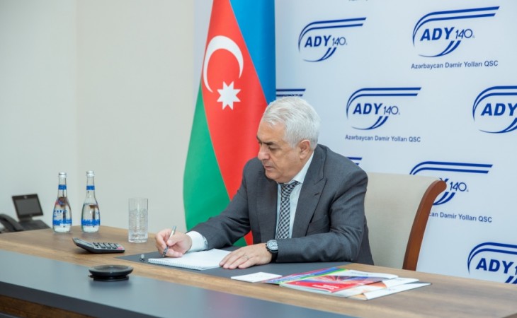 “Azərbaycan Dəmir Yolları” QSC-də Prezident İlham Əliyevin çıxışından irəli gələn məsələlərlə bağlı videokonfrans keçirilib