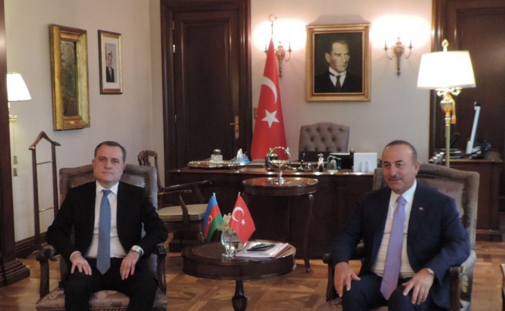 Ankarada Azərbaycanın və Türkiyənin Xarici İşlər nazirlərinin görüşü keçirilib