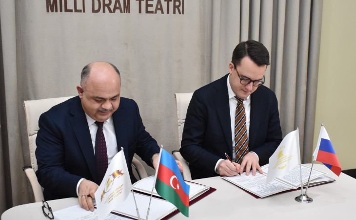 Azərbaycan və Rusiyanın milli teatrları arasında əməkdaşlığa dair Memorandum imzalanıb