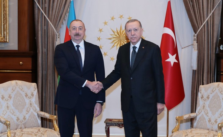 Azərbaycan Prezidenti İlham Əliyevin və Türkiyə Prezidenti Rəcəb Tayyib Ərdoğanın təkbətək görüşü olub