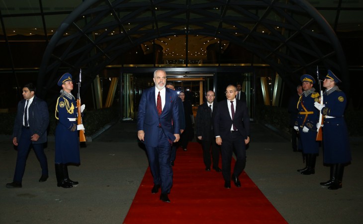 Albaniyanın Baş naziri Edi Ramanın Azərbaycana işgüzar səfəri başa çatıb