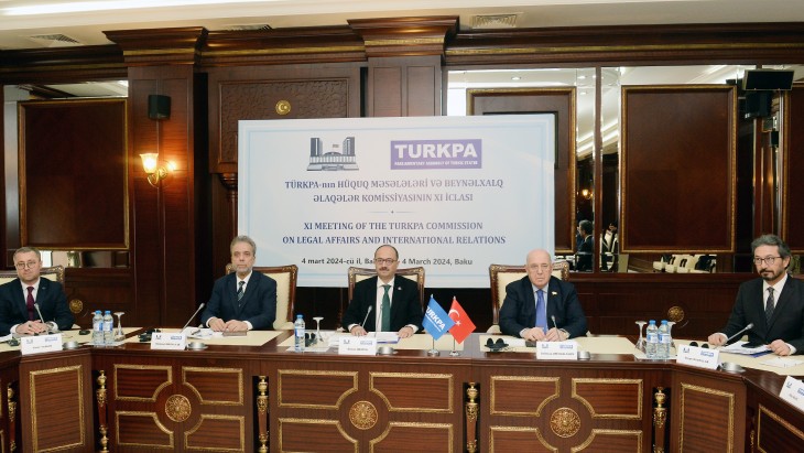 Bakıda TÜRKPA-nın Hüquq məsələləri və beynəlxalq əlaqələr komissiyasının iclası keçirilib