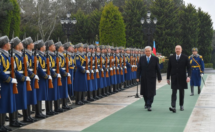 Состоялась церемония официальной встречи Президента Казахстана Касым-Жомарта Токаева