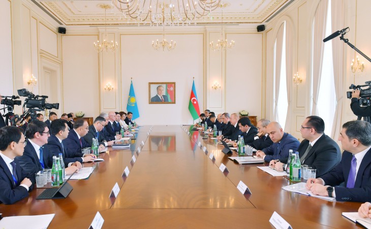 Началось первое заседание Высшего межгосударственного совета Азербайджана и Казахстана 