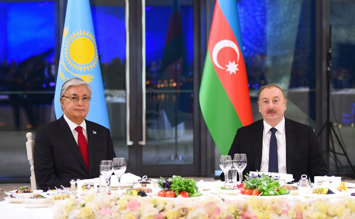 Official reception was held in honor of President of Kazakhstan