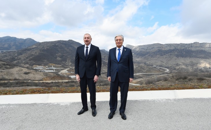 Президенты Азербайджана и Казахстана посетили Шушу 