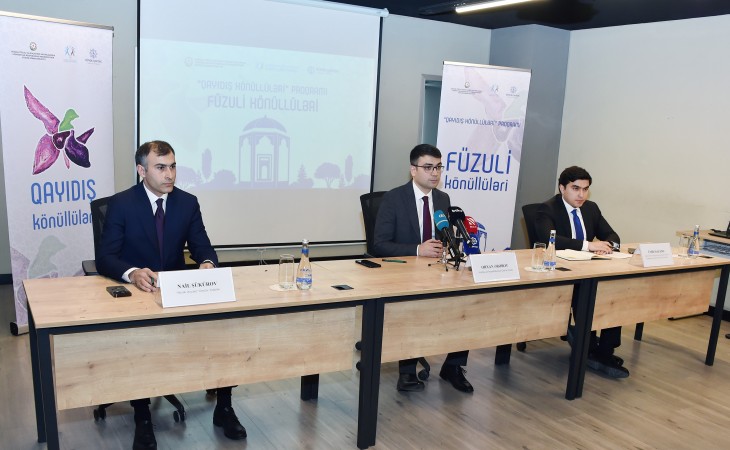 “Füzuli Könüllüləri” qrupuna qəbula start verilib