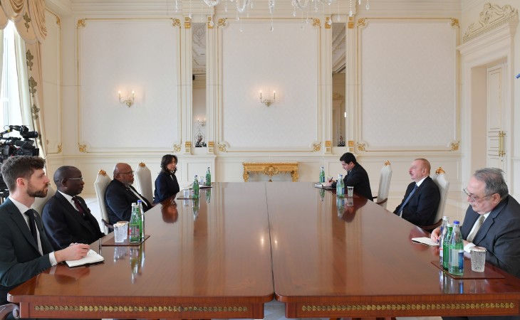 Prezident İlham Əliyev BMT-nin Baş Assambleyasının 78-ci sessiyasının prezidenti Dennis Fransisi qəbul edib