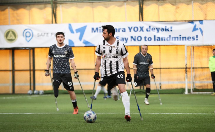 “Qarabağ” və “Neftçi” amputant futbol komandalarının oyunu keçirilib