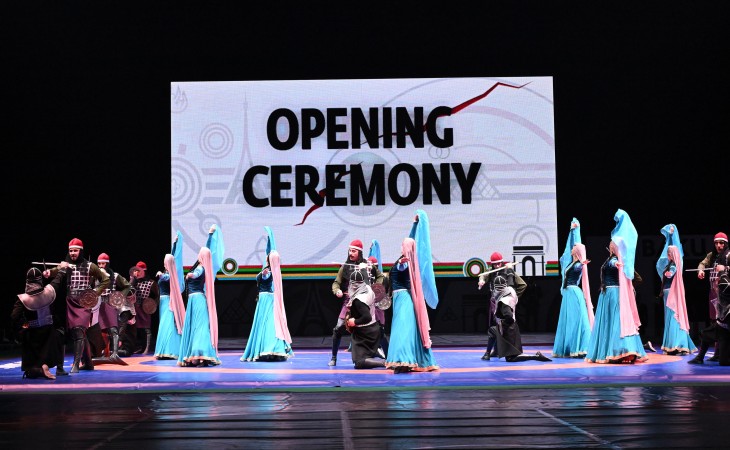 В Баку прошла церемония открытия Европейского олимпийского квалификационного турнира по борьбе