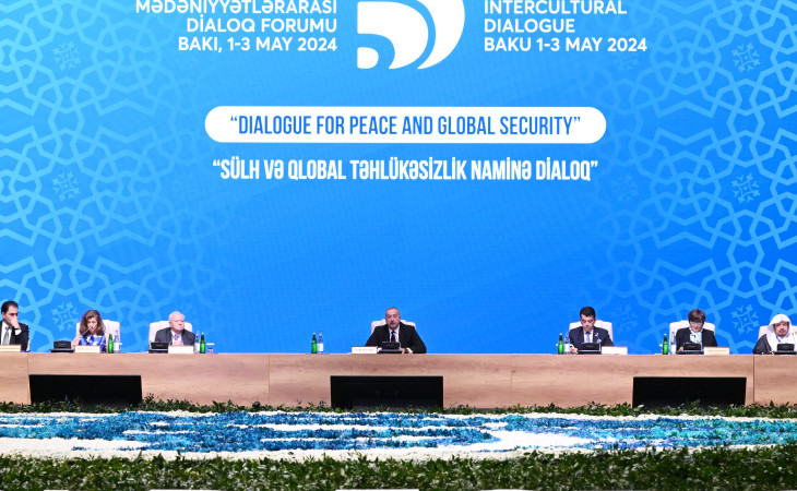 В Баку начал работу VI Всемирный форум по межкультурному диалогу В церемонии открытия принимает участие Президент Ильхам Алиев 