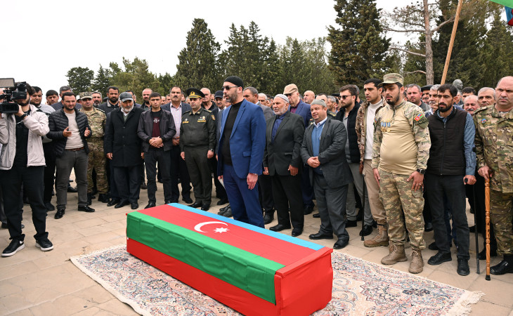 Nəşi 30 ildən sonra tapılan şəhid Yusif Ağayev dəfn edilib