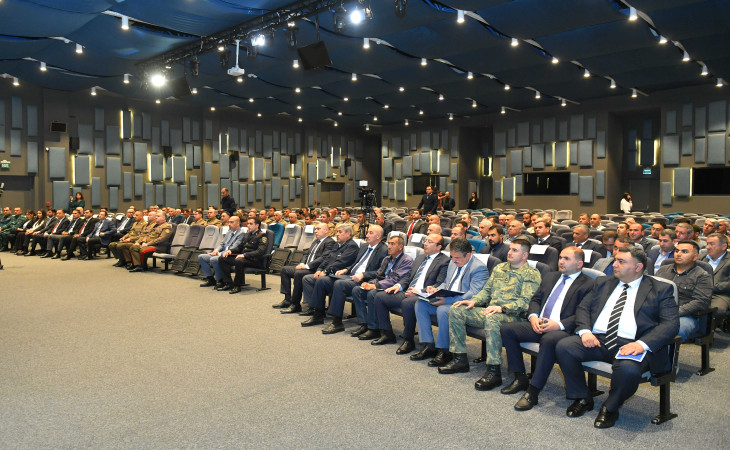 Ağdam şəhərində yanğın təhlükəsizliyi ilə bağlı regional müşavirə keçirilib