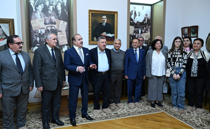 Ədəbiyyat Muzeyində Salman Mümtazın ekspozisiyasının açılışı olub