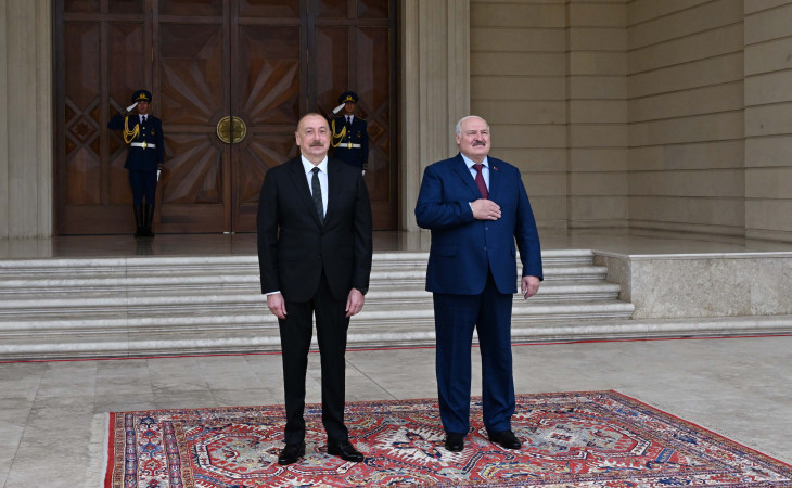 Official welcome ceremony was held for President of Belarus Aleksandr Lukashenko