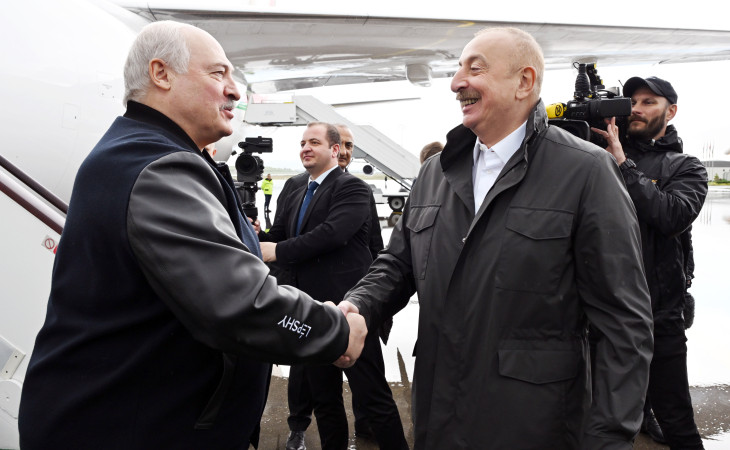 Azərbaycanda dövlət səfərində olan Belarus Prezidenti Aleksandr Lukaşenko Füzuli rayonuna gəlib