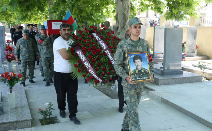 Birinci Qarabağ müharibəsində itkin düşən şəhidimiz torpağa tapşırılıb