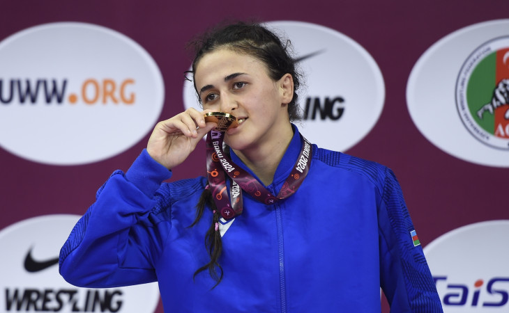 Azərbaycanın qadın güləşçisi Avropa çempionu olub