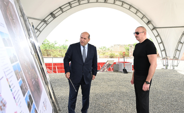 Ağdam rayonunun Güllücə kəndinin təməli qoyulub