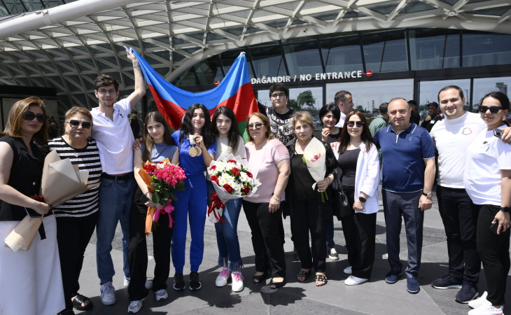 Azərbaycanın paraatletika üzrə milli komandası Vətənə dönüb