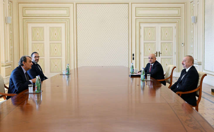 Prezident İlham Əliyev “CVC Capital Partners” şirkətinin həmtəsisçisi və sədrini qəbul edib