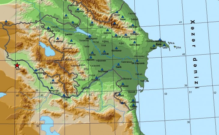 Землетрясение в Турции ощущалось в Нахчыванской Автономной Республике