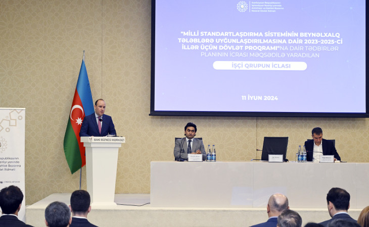 Milli standartlaşdırma sisteminin beynəlxalq tələblərə uyğunlaşdırılmasına dair İşçi qrupun növbəti iclası keçirilib