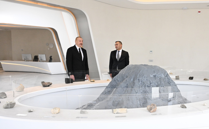 Prezident İlham Əliyev Palçıq Vulkanları Turizm Kompleksinin açılışında iştirak edib