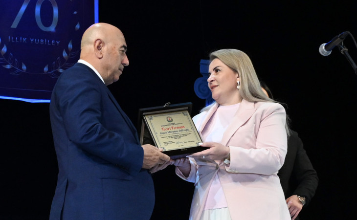 Professor Mönsüm Alışovun 70 illik yubileyi qeyd olunub
