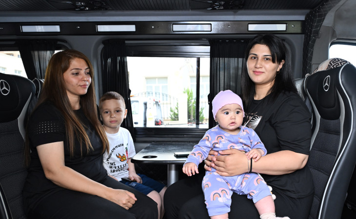 Laçın şəhərinə növbəti köç karvanı yola salınıb