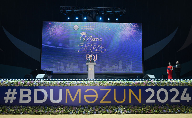 Milli Gimnastika Arenasında BDU-nun Məzun günü keçirilib