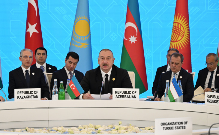 Şuşada Türk Dövlətləri Təşkilatının Dövlət başçılarının qeyri-rəsmi Zirvə görüşü keçirilib Azərbaycan Respublikasının Prezidenti İlham Əliyev tədbirdə iştirak edib