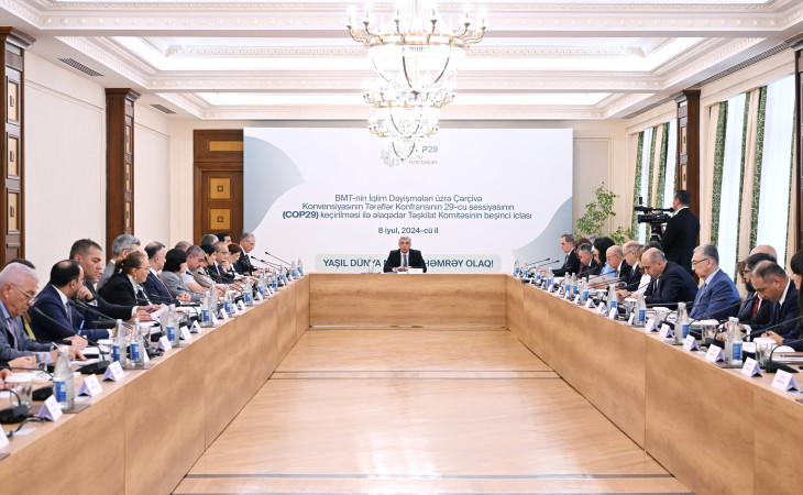 COP29 ilə əlaqədar Təşkilat Komitəsinin beşinci iclası keçirilib