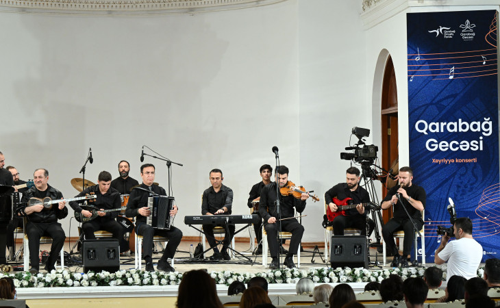 Qarabağ Dirçəliş Fondunun təşəbbüsü ilə “Qarabağ gecəsi” adlı xeyriyyə konserti keçirilib