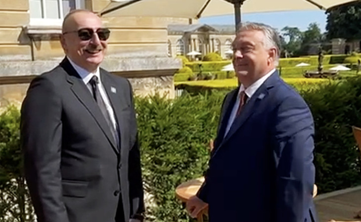 Azərbaycan Prezidenti İlham Əliyev Macarıstanın Baş naziri Viktor Orban ilə söhbət edib