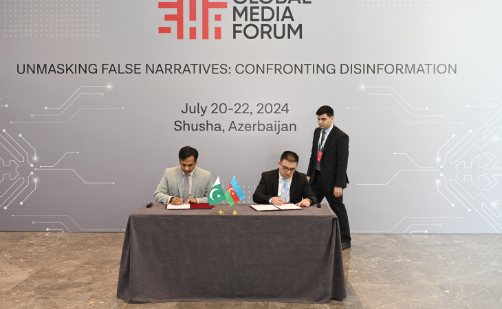 AZƏRTAC Şuşa Qlobal Media Forumu çərçivəsində dörd xarici media orqanı ilə əməkdaşlıq müqavilələri imzalayıb