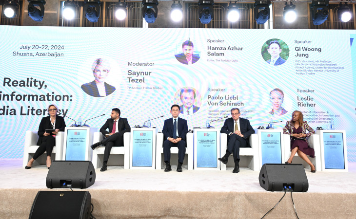II Şuşa Qlobal Media Forumunda süni intellektin reallığa, mediaya və dezinformasiyaya təsiri müzakirə edilir
