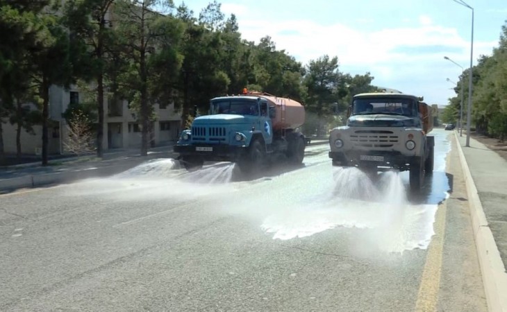 Naftalanda pandemiya əleyhinə tədbirlər davam edir