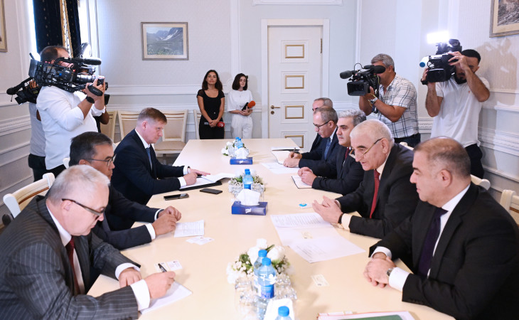 Mərkəzi Seçki Komissiyasının sədri MDB-nin nümayəndə heyəti ilə görüşüb