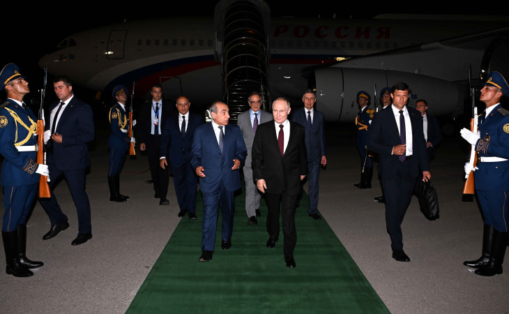 Rusiya Prezidenti Vladimir Putin Azərbaycana dövlət səfərinə gəlib
