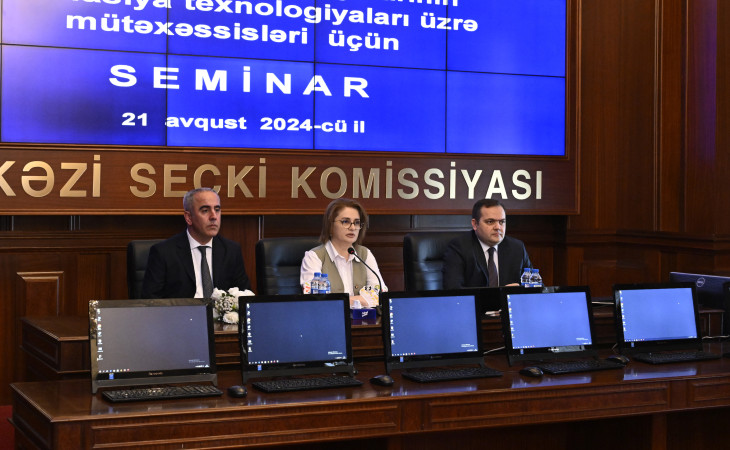 MSK dairə seçki komissiyalarının informasiya texnologiyaları üzrə mütəxəssisləri üçün praktiki seminarlara start verib