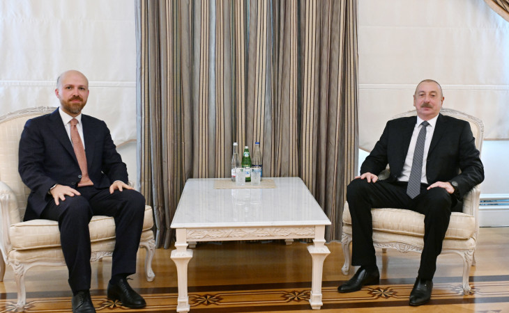 Prezident İlham Əliyev Dünya Etnoidman Konfederasiyasının sədrini qəbul edib