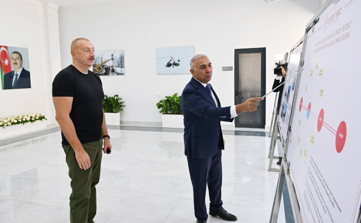 Prezident İlham Əliyev Kəlbəcərdə “İstisu” yarımstansiyasının açılışında iştirak edib