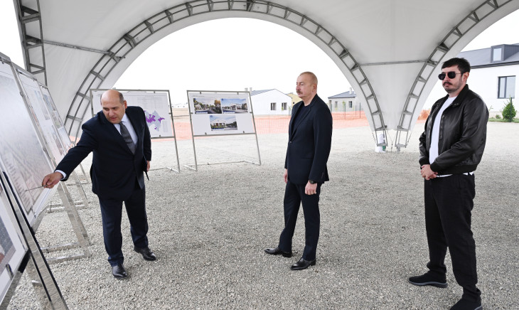 Prezident İlham Əliyev Ağdamın Kəngərli kəndində aparılan bərpa işləri ilə tanış olub 