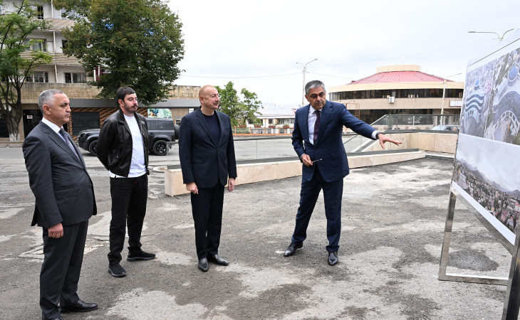 Xankəndi şəhərində “Bulud” hotelində aparılan təmir-bərpa işləri ilə tanışlıq 