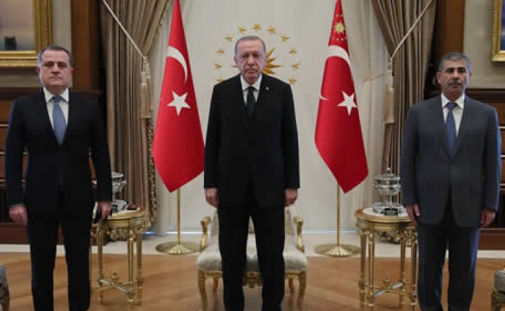 Turkish President receives Azerbaijani ministers of foreign affairs and defense