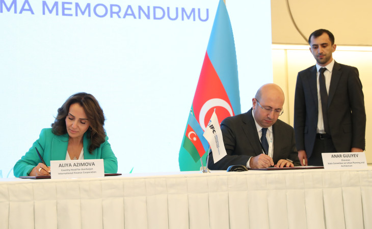 Azərbaycanda yaşıl binaların inkişaf konsepsiyasına dair yol xəritəsinin hazırlanması üçün əməkdaşlıq memorandumu imzalanıb