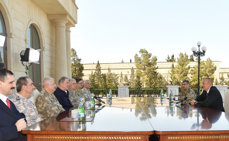 President Ilham Aliyev received delegation led by Turkish Minister of National Defense