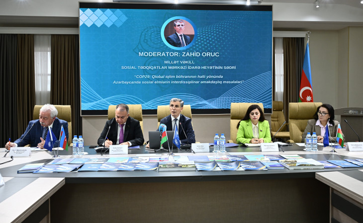“COP29-Yaşıl strategiya, iqlim dəyişikliyi və sosial elmlər: çağırışlar, vəzifələr”